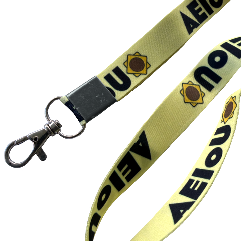 AEIOU lanyard