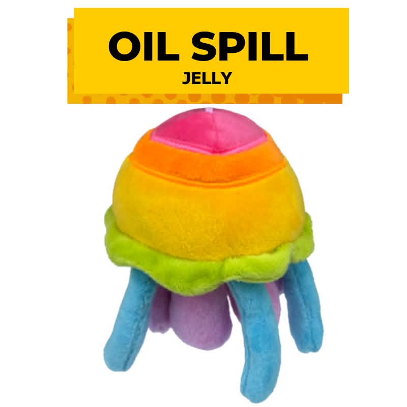 Jellyfish plush keychains