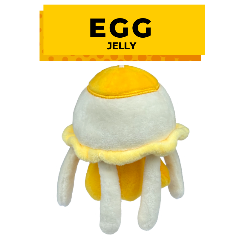 Jellyfish plush keychains